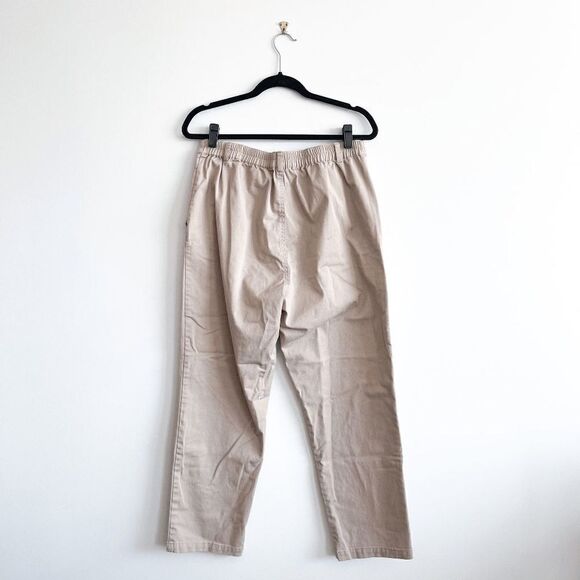 Volcom Mens Trouser Pants Pleated Stretch Waist Straight Leg Casual Tan Size 31 - Picture 2 of 8